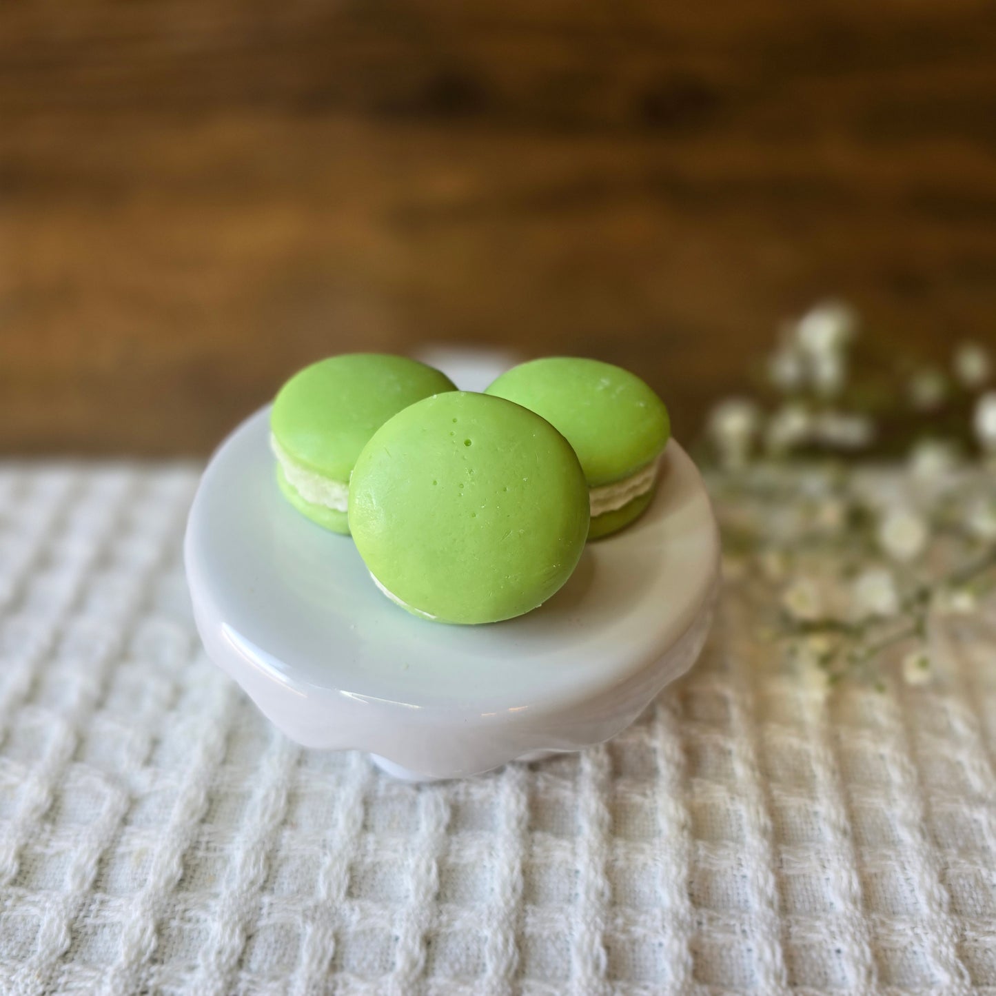 Pistachio Macarons