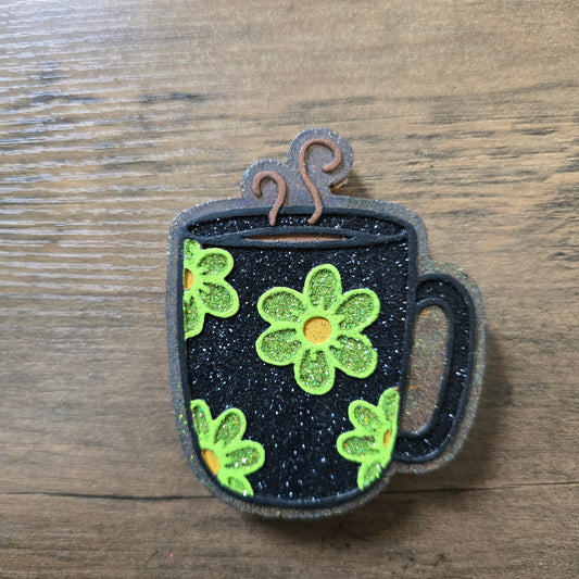 Flower Mug Car Freshie