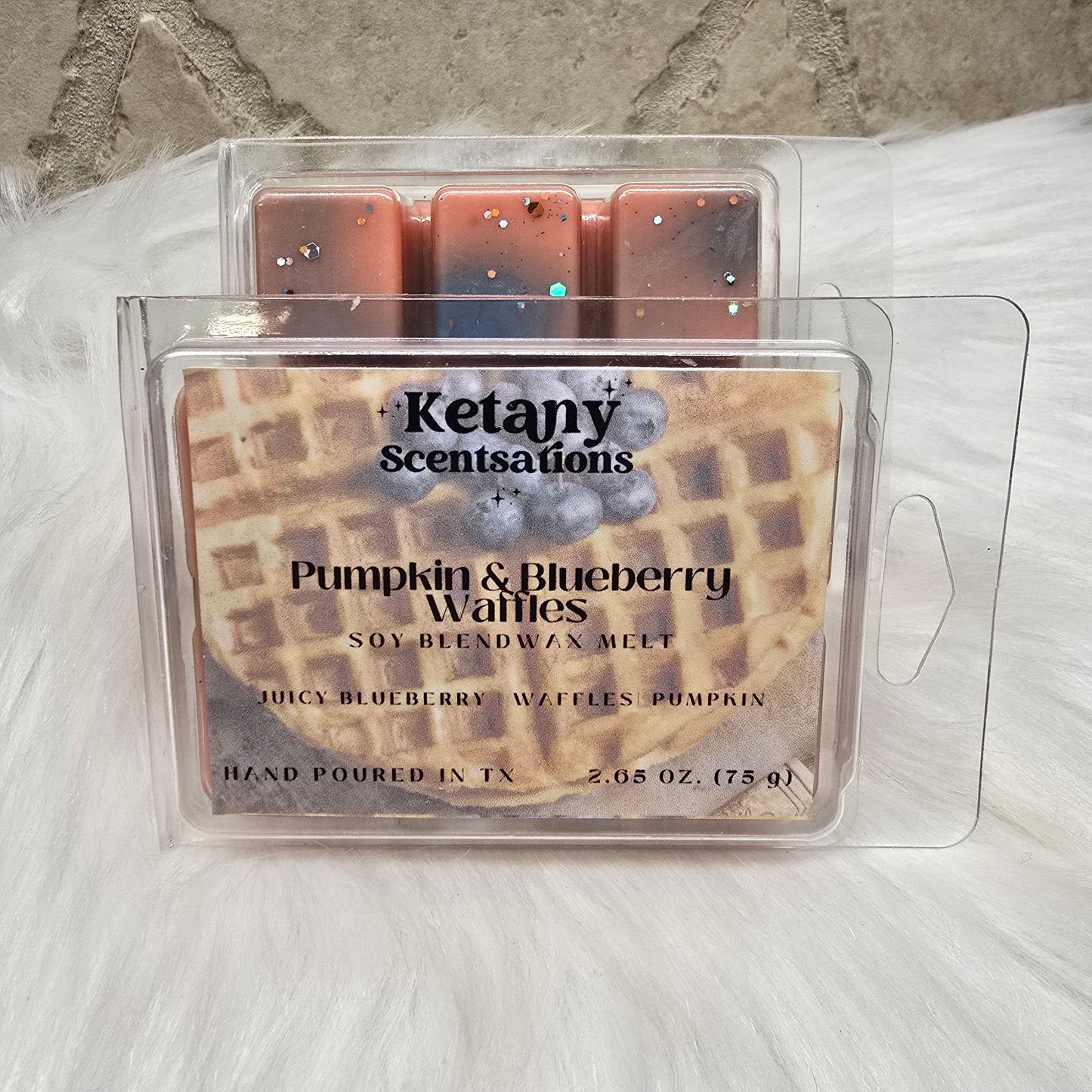 Pumpkin Blueberry Waffles