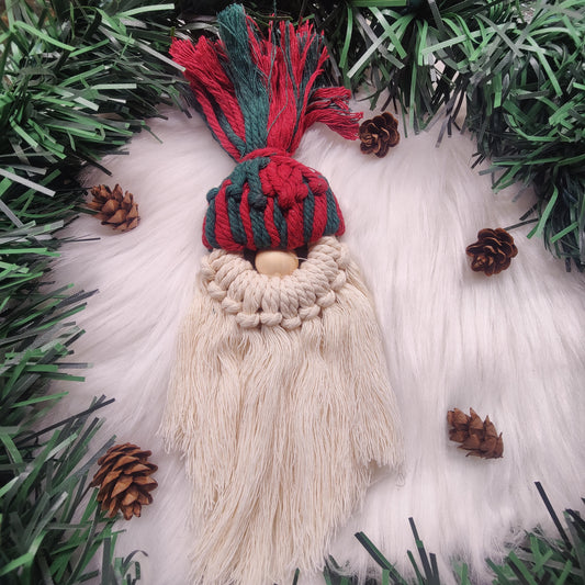 Macramé Christmas Gnome